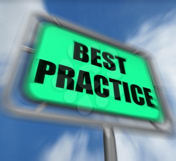 Best Practice Sign Displaying Better and Efficient Procedures