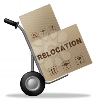 Relocation Package Showing Change Of Address And Moving