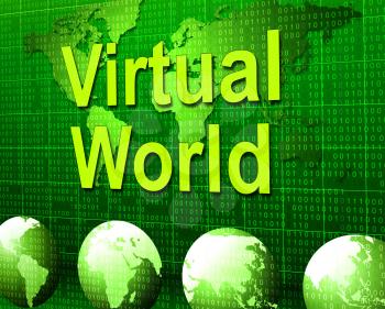 Virtual World Representing Web Site And Worldwide