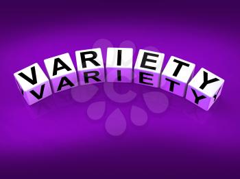 Variety Blocks Meaning Varieties Assortments and Diversity