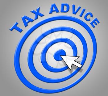 Tax Advice Showing Irs Support And Instructions