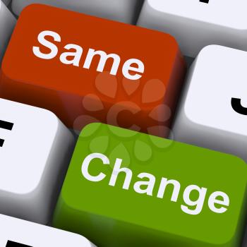 Change Same Keys Showing Decision And Improvement