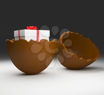 Easter Egg Meaning Gift Box And Giftbox