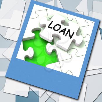 Loan Photo Showing Online Financing And Lending