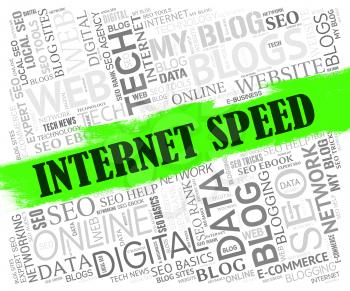 Internet Speed Indicating Web Site And Website