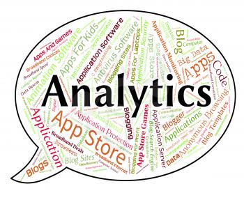 Analytics Word Showing Reporting Analyzing And Www