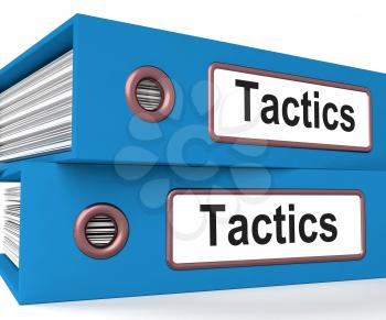 Tactics Folders Showing Organisation And Strategic Methods