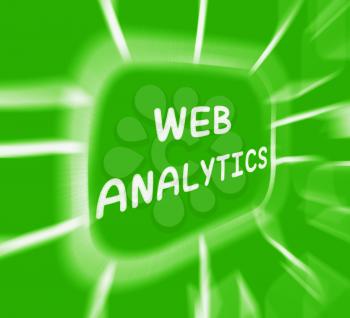 Web Analytics Diagram Displaying Collection And Analysis Of Online Data