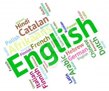 English Language Indicating Learn Catalan And Speech