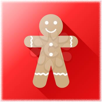 Gingerbread Icon Representing Home Baked And Sign