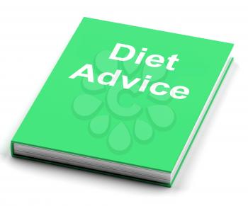 Diet Advice Book Showing Weight loss Knowledge