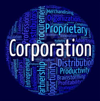 Corporation Word Showing Wordclouds Wordcloud And Corporations