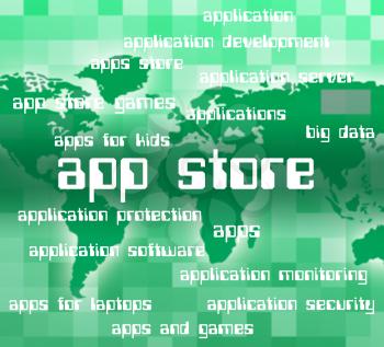 App Store Meaning Programs Shop And Word