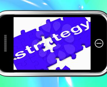 Strategy On Smartphone Shows Planning And Tactics