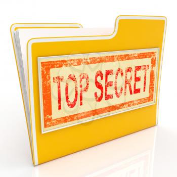 Top Secret File Showing Private Folder Or Files
