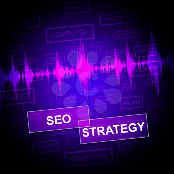 Seo Strategy Indicating Search Engines And Index
