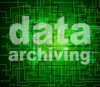 Data Archiving Indicating Bytes Archives And Fact