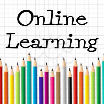 Online Learning Pencils Indicating World Wide Web And Www