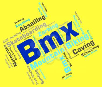 Bmx Bike Words Meaning Bikes Cycling And Wordcloud 