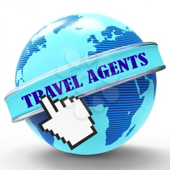 Travel Agents Representing Vacation Getaway And Vacational