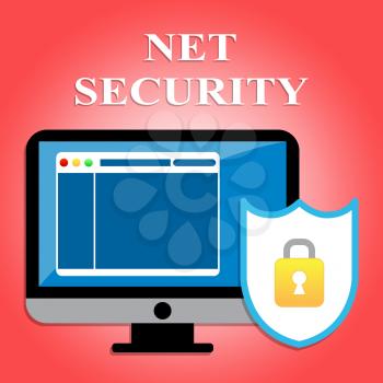 Net Security Meaning Protected Web Site And Forbidden