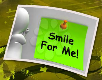 Smile For Me Photo Meaning Be Happy Cheerful