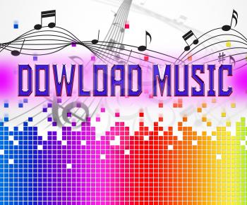 Download Music Representing Sound Tracks And Web