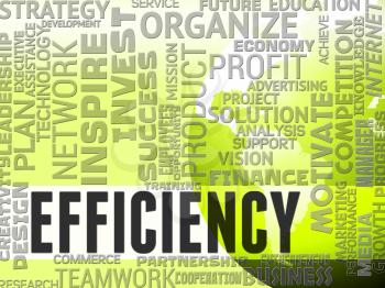 Efficiency Words Meaning Improved Improve And Productivity
