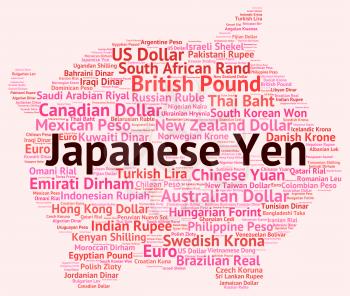 Japanese Yen Meaning Worldwide Trading And Word