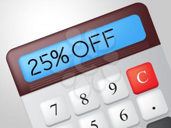 Twenty Five Percent Meaning Calculator Offer And Sales