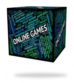 Online Games Meaning World Wide Web And Play Time