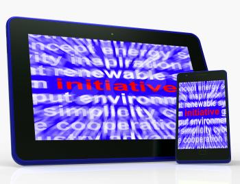 Initiative Tablet Meaning Motivation Leadership And Taking Action