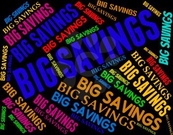 Big Savings Showing Reduction Offers And Wealthy
