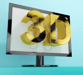 Three Dimensional Television Meaning 3D HD TVs
