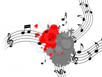 Splash Notes Meaning Bass Clef And Splattered