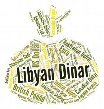Libyan Dinar Showing Exchange Rate And Broker 