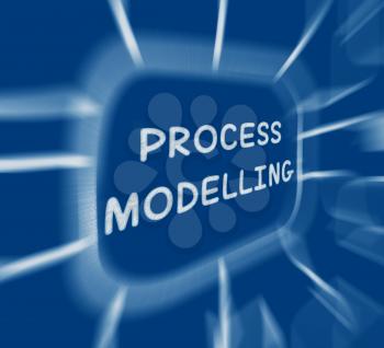 Process Modelling Diagram Displaying Representing Business Processes