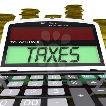Taxes Calculator Meaning Taxation Of Income And Earnings