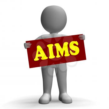 Aims Sign Character Meaning Aspiration Ambition And Goals