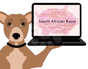 South African Rand Meaning Forex Trading And Wordcloud