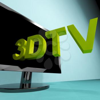 Three Dimensional Television Meaning 3D HD TVs