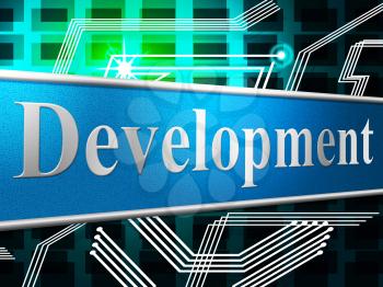Develop Development Representing Forming Success And Advance