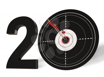 20 Target Showing Anniversary Or Twentieth Birthdays Celebration