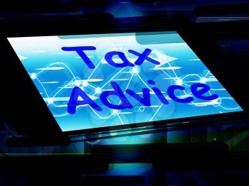 Tax Advice On Phone Showing Tax Help Online