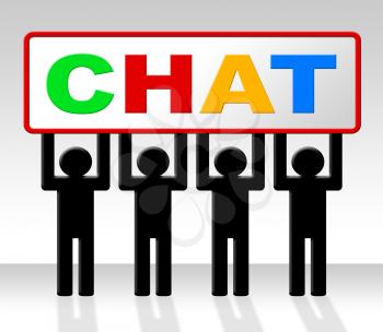 Chatting Chat Meaning Phone Telephone And Call