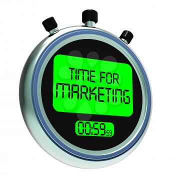 Time For Marketing Message Meaning Advertising And Sales