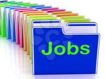 Jobs Folders Meaning Finding Employment And Work