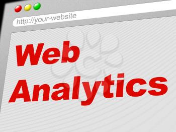Web Analytics Showing Optimize Online And Data