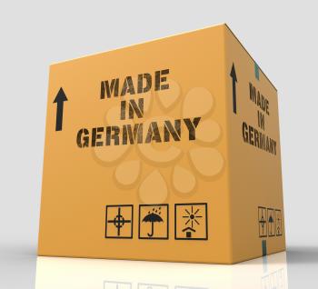 Made In Germany Indicating Trade Import And Goods 3d Rendering