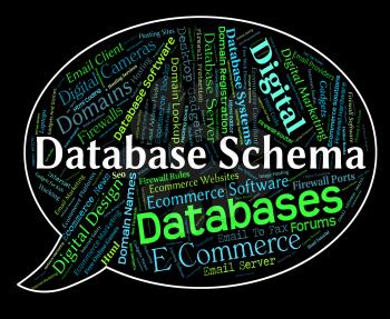 Database Schema Showing Computing Plan And Schematics